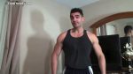 Tall Muscular Fitness Model Patrick Shows Off His Size 13 Feet & Gets Tickled