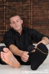 Young Muscular Stud Jake H Shows Off His 10-Sized Amazing Feet